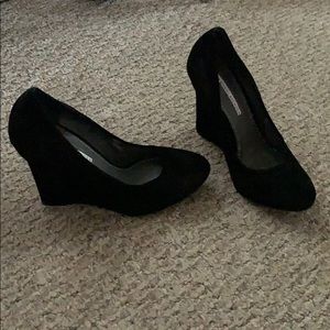 Suede heels